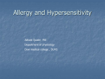 Type III Hypersensitivity - Dow University of Health Sciences