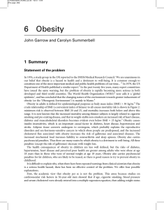 Obesity - University of Birmingham