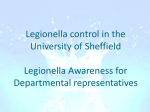 Legionella Awareness..