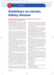 Guidelines on chronic kidney disease