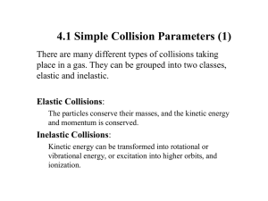 4.1 Simple Collision Parameters (1)