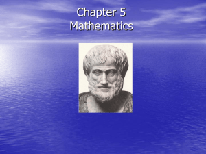 Chapter 5 Mathematics