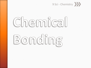 Chemical Bonding