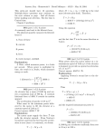 Homework 9 - Physics | Oregon State University