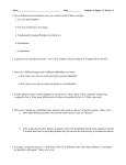 Chapter 13 Review Worksheet