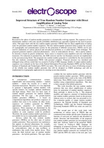 Improved Structure of True Random Number Generator with Direct