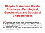Chapter 3. Archean Crustal Provinces