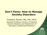 Don`t Panic: How to Manage Anxiety Disorders