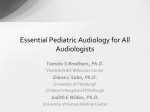 Essential Pediatric Audiology for All Audiologists