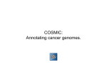 COSMIC: Annotating cancer genomes.