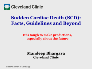 Sudden Cardiac Death (SCD): Facts, Guidelines and Beyond