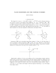PLANE ISOMETRIES AND THE COMPLEX NUMBERS 1