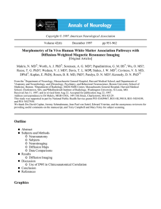 Morphometry of In Vivo Human White Matter Association Pathways