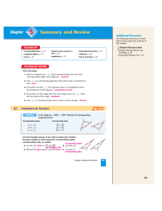 Chapter Summary and Review 5