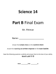 Final Exam Part B 2014 Pittman