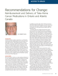 Recommendations for Change - Cancer Advocacy Coalition of