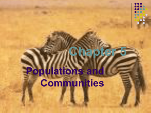 Chapter 5 Populations and Communities 5
