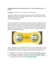 Entanglement via the Quantum Zeno Effect, Phys. Rev. Lett. 100