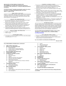 Hypotension - Acorda Therapeutics