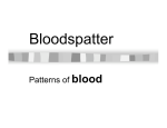 Patterns of blood