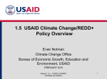 1.5-SG Climate change and REDD overview