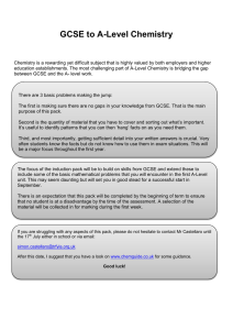 Chemistry@YIA – additional information