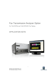 FAX Transmission Analyzer - Com