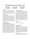PICo Digital Signal Processor Design Overview
