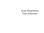 Acute Respiratory Tract Infections