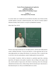 Nuclear Physics Fundamental and Application Prof. H. C. Verma