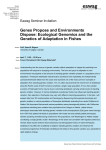Genes Propose and Environments Dispose: Ecological Genomics