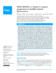 BMP2/BMPR1A is linked to tumour progression in