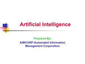 Artificial Intelligence - AIM - Automated Information Management Corp.