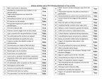 True/ False Questions EQ and A