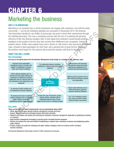 Marketing a business