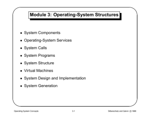 Module 3: Operating