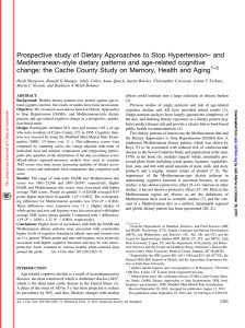 Prospective study of Dietary Approaches to Stop Hypertension– and