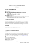 Online Course Syllabus Template