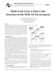 Multi-Link Lists as Data Cube Structure in the MOLAP Environment