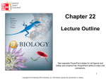 Chapter 22 Lecture Outline - Sonoma Valley High School