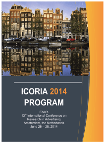 ICORIA 2014 Programme (final, )
