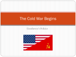 The Cold War Begins