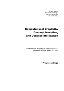 Computational Creativity, Concept Invention, and General