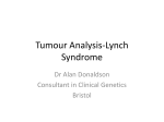 Tumour Analysis-Lynch Syndrome