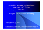 Assembly Language for Intel-Based Computers, 4th Edition Chapter 6