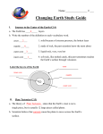 Changing Earth Study Guide
