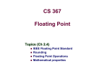 Floating Point - GMU Computer Science