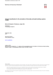 Climate classification for the simulation of thermally