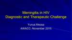 Prof Moosa - Meningitis in HIV Diagnostic