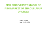 FISH BIODIVERSITY STATUS OF FISH MARKET OF